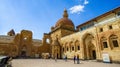 Ishak Pasha Palace, interiors, decorations and bas-reliefs, carved stone. Internal architecture. Dogubeyazit. Eastern Turkey