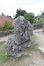 Archaeological, site, rock, ancient, history, stone, carving, historic, monument, boulder, ruins, memorial, stele, bedrock, megali Royalty Free Stock Photo