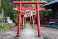 Ishiura Shrine in Kanazawa Royalty Free Stock Photo