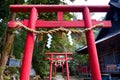 Ishiura Shrine in Kanazawa Royalty Free Stock Photo