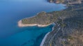 Isidora beach. Thassos island, Greece Royalty Free Stock Photo