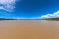 A pristine lagoon on the Wild Coast, iSimangaliso Wetland Park. Near St. Lucia, Kwazulu-Natal, South Africa