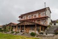 ISINLIVI, ECUADOR - SEPTEMBER 5, 2015: View of Tatia Cristobal hostel in Isinlivi village. This village lies on popular