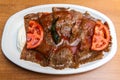 Iskender doner in Turkey Royalty Free Stock Photo