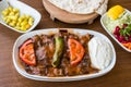 Iskender / Turkish Traditional Food Royalty Free Stock Photo