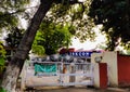 Iskon temple at Chandigarh India closed during COVID 19 pandemic.