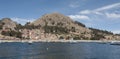 Isla del Sol, on the Titicaca lake, the largest highaltitude lake in the world 3808 mt Royalty Free Stock Photo