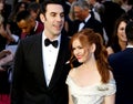 Isla Fisher and Sacha Baron Cohen