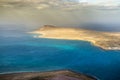 Isla la Graciosa in Canary Islands Royalty Free Stock Photo