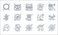 islam and ramadan line icons. linear set. quality vector line set such as halal, mosque, dates, arabic, mobile app, lantern,