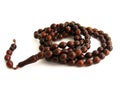Islam`s beads on the rosary and pictures