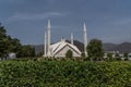 The Faisal Mosque located in the capital of Pakistan, the city of Islamabad.