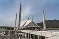 The Faisal Mosque located in the capital of Pakistan, the city of Islamabad.