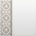 Islamic Arabic Geometric Pattern Background with Ornamental Frame Royalty Free Stock Photo