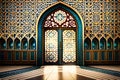 Islamic Arabic Golden Ornament Pattern Frame Elegant Borders Background Royalty Free Stock Photo