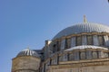 Islamic architecture background photo. Dome of Suleymaniye Mosque Royalty Free Stock Photo