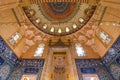 Islamic architecture background photo. Mihrab of Edirne Selimiye Mosque.