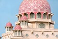 Islamic architecture, details of mosque exterior, dome with decorative pattern Royalty Free Stock Photo