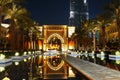 Islamic Architecture, Dubai downtown, Night View, UAE