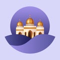 Islamic Background with Mosque. Islamic background suitable for Ramadan, Eid al Adha, Eid al Fitr