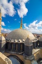 Islamic background photo. Dome of Selimiye Mosque in Edirne Royalty Free Stock Photo