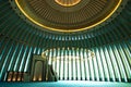 Islamic background photo. Interior of Ali Kuscu Mosque in Istanbul Airport