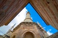 Islamic background photo. Minaret of Selimiye Mosque in Edirne Royalty Free Stock Photo