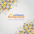 Islamic Background template for ramadan kareem, Ed Mubarak with islamic ornament