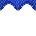 Islamic border frame design template Royalty Free Stock Photo