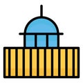 Islamic building Isolated Vector Icon which can easily modify or edit