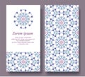 Islamic card for invitation, celebration, save the date, wedding performed in islamic geometric tile. Colofrul vector