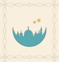 Islamic Card for Ramadan Kareem