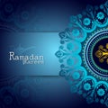 Islamic celebration background with text Ramadan Kareem