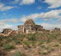 Islamic cemetery in the desert Ustyurt