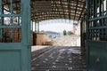 Islamic cemetery lychgate. Royalty Free Stock Photo