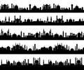 Islamic cityscape silhouettes