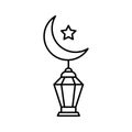 Islamic decoram Isolated Vector icon which can easily modify or edit