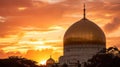 islamic dome mosque building Royalty Free Stock Photo