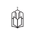 Islamic education school or university logo design