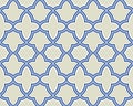 Islamic geometric seamless pattern, background in shades of blue, indigo Royalty Free Stock Photo
