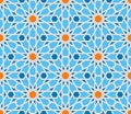 Islamic geometric seamless pattern. Turkish ornament, traditional oriental arabic art. Muslim mosaic. Colorful vector Royalty Free Stock Photo