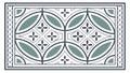 Islamic Geometric Tile Pattern Vector Illustration, vector design Generative AI Royalty Free Stock Photo