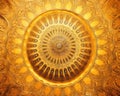 The Islamic golden dome pattern is a dreamy light pattern.
