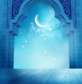 Islamic greeting cards for Muslim Holidays.Eid-Ul-Adha festival celebration