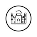 Islamic Icon, Mosque icon-Vector Iconic Design