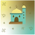 islamic  icon pack for infographic and apps Royalty Free Stock Photo