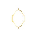 Islamic logo and symbol. Mosque frame vector illustration