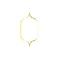 Islamic logo and symbol. Mosque frame vector illustration