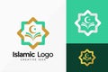 Islamic Logo Vector Design. Abstract emblem, designs concept, logos, logotype element for template Royalty Free Stock Photo