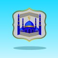 Islamic logo vector, majestic and modern mosque design Royalty Free Stock Photo